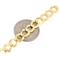 thumbnail image 4 of Mens Solid 10K Yellow Gold Cuban Curb Link Chain Necklace 8.5 MM 20 Inches, 4 of 6