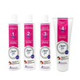 thumbnail image 1 of CARSON LIFE Kit de sistema de cuidado del cabello de 4 etapas para cabello rizado (champú acondicionador sin enjuague y mascarilla para cabello rizado) - Sin parabenos ni sulfatos, 1 of 5