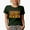 Military Green, variant on Somebody's Loud Mouth Baseball Mama, Mom of a Player Themed, Groovy Retro Wavy Text Merch Gift, Black T-Shirt, 3XL