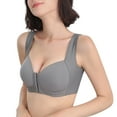 thumbnail image 2 of FallSweet Front Close Bra for Women Push Up Wirefree Bra Seamless No Dig Comfort Brassiere, 2 of 4