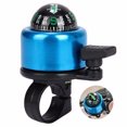 thumbnail image 2 of Bangcool Bike Bell Mini 2 in 1 Compass Aluminium Alloy Cycling Handlebar Bell Bicycle Ring for Travel Riding, 2 of 10