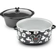 thumbnail image 2 of Disney Mickey Mouse 7-Quart Digital Slow Cooker with Sound - Food Warmer for Dips, Soup & More - Slow Cooker with Removable Stoneware - Kitchen Essential for Parties, 2 of 5