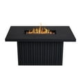 thumbnail image 2 of Calvin 52" Rectangle Metal Propane Fire Pit Table with Hidden Tank in Black Coral, 2 of 9