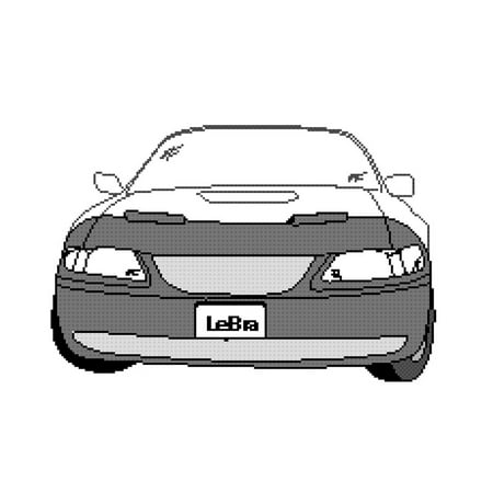 - LeBra Front End Mask Cover-55726-01 fits Ford Mustang Base,GT,GT Bullitt 1999,2000,2001,2002,2003,2004