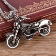 thumbnail image 2 of 316L Acero Inoxidable Forma de Motocicleta Colgante Creativo Hombres Moda Fiebre, 2 of 9