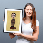 Diamond Painting Kit Intermed Dwight Bobblehead