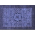 thumbnail image 1 of Ahgly Company Machine Washable Indoor Rectangle Abstract Blue Modern Area Rugs, 6' x 9', 1 of 4