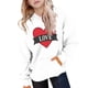 thumbnail image 4 of Sudadera con capucha para niños, cuello redondo, manga larga, ropa de abrigo para niños de talla mediana y grande, jersey, blusa de poliéster para niños, 4 of 5