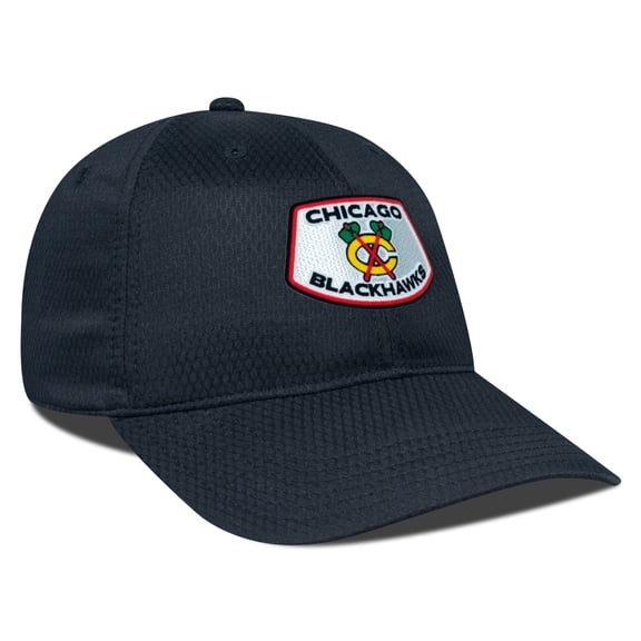 Men's Levelwear Black Chicago Blackhawks Matrix Skylight Adjustable Hat