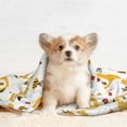 thumbnail image 4 of Disketp Bees and Flowers Dog Blanket/Bed Cover for Dogs and Cats,Puppy Essentials-Large, 4 of 8