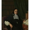 thumbnail image 2 of Adriaen van Ostade 20x22 Gold Ornate Framed and Double Matted Museum Art Print Titled - Portrait of a Collector, Possible Constantijn Sennepart (1625-1703) (C. 1665), 2 of 4