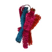 Perfect Hanging Chew Toy, Loofah Parrot Chewing Toy Care Chew for Small Animals
