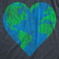 thumbnail image 2 of Mens Earth Heart T Shirt Funny Awesome Earth Day Nature Lovers Tee for Guys Graphic Tees, 2 of 7