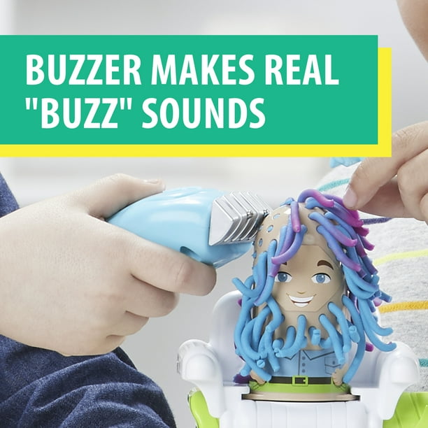 Fuzzy Pumper Barber Shop Play Doh Play-Doh Buzz 'n Cut Barber Shop
