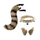 thumbnail image 3 of Faux Ears And Tail Set Disfraz De Cosplay Para Halloween Performance Gift Black Yellow Sunnimix Cola para la cabeza, 3 of 8