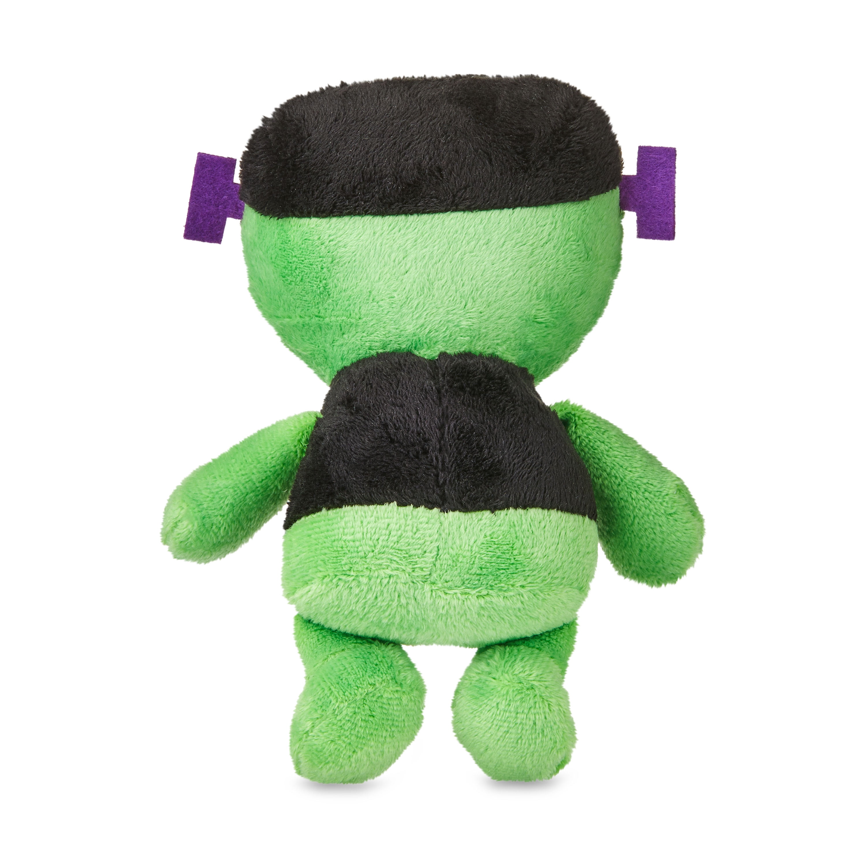Vibrant Life Halloween 6in Squeaky Plush Dog Toy, Frankenstein , Green