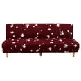 thumbnail image 1 of Stretch Armless Sofa Slipcover Armless 2 Seater Sofa Cover, 1 of 5