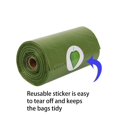 thumbnail image 4 of El animal doméstico suministra el bolso degradable del impulso del perro de la caja de almacenamiento del bolso de basura del animal doméstico de los rollos del bolso 16 del impulso, 4 of 5