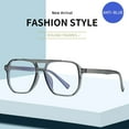 thumbnail image 5 of Vintage Office Ultralight Blue Ray Blocking Eye Protection PC Computer Goggles Frame Eyewear Square Eyeglasses Anti-Blue Light Glasses PINK, 5 of 8