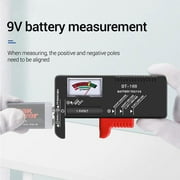 Battery Tester Universal Volt Checker AAA, AA, C, D, 9V& Button Perfect H6O0