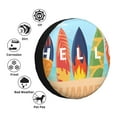 thumbnail image 4 of Naloa Hello Summer3 PVC Leather Spare Tire Wheel Cover for Car Truck SUV Camper Trailer Universal Fit many size17 inch, 4 of 6