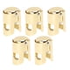 thumbnail image 4 of 5 tapones para botellas de champán de acero inoxidable, tapón sellador de champán, reutilizable, para botellas de vino, botellas de champán, color dorado, 4 of 10