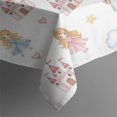 thumbnail image 2 of White Princess Castle Pattern Rectangle Tablecloth 60"x102",Waterproof Polyester Rectangle Table Cloth, Wipeable Spillproof Polyester Tablecloth for Dining, Camping, Indoor and Outdoor, 2 of 6