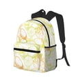 thumbnail image 2 of Haiem Lemon Potatoes Lightweight Backpack for School, Classic Basic Water Resistant Casual Daypack for Travel with Bottle Side Pockets, 2 of 7