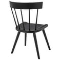 thumbnail image 3 of Modway Sutter 18" Spindle Back Modern Wood Dining Side Chair in Black, 3 of 7