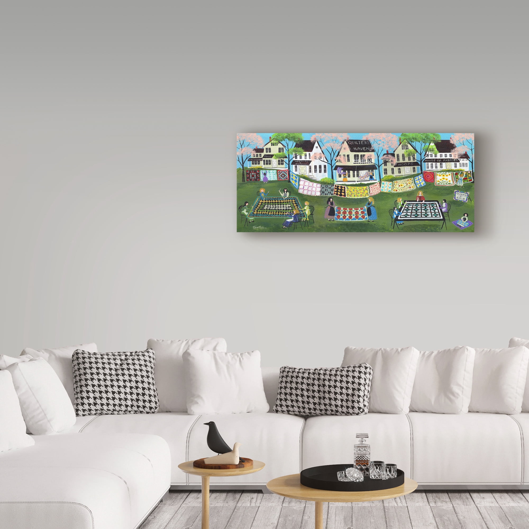 Trademark Fine Art 'Quilter Haven' Canvas Art by Cheryl Bartley