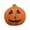 Orange-Pumpkin, variant on Halloween Bat Slow Rebound Squishy, Purple PU Stress Relief Fidget for Adults, Spooky Novelty Desk Gadget, Party Favor, 10x8cm