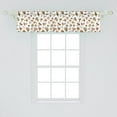 thumbnail image 2 of Ambesonne Forest Valance Pack of 2, Wild Mushrooms from Autumn, 54"X12", Cinnamon Beige and Tan, 2 of 4