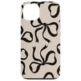 thumbnail image 1 of Funda de teléfono para iPhone 13, con bonitos lazos negros, estética coqueta, 1 of 3