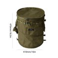 thumbnail image 4 of Hugtrwg SUNDICK 62L Bolsas Almacenamiento Plegables para Acampar Cubo para Exteriores (Verde Militar), 4 of 7