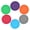 ZA Random, variant on 6 Pack Reusable Pop Can Covers Lids, 2.36 Inch Silicone Soda Can Bottle Tops, Leakproof Beverage Can Saver Stopper for Soda Beer Juice Carbonated Drinks, Picnic Beach Party Drink Accessories