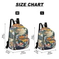 thumbnail image 2 of FORMRS Mini Backpack Purse for Women Quilted Travel Daypack Casual Shoulder Bag, Colorful Goldfish, 2 of 7