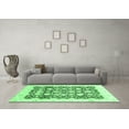 thumbnail image 3 of Ahgly Company Indoor Rectangle Oriental Emerald Green Traditional Area Rugs, 8' x 12', 3 of 4