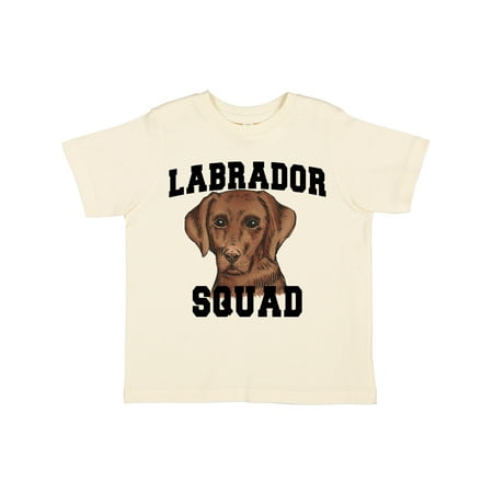 

Inktastic Dog Labrador Squad Gift Toddler Boy or Toddler Girl T-Shirt