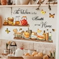 thumbnail image 1 of Pegatinas de pared para estante de utensilios de cocina, cuenco, la cocina es el corazón del hogar, mariposa, abeja, calcomanía de pared, cáscara de vinilo extraíble, 1 of 5