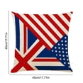 thumbnail image 3 of Utoimkio Clearance 4th of July Pillow Covers 18x18 Inch American Flag Patriotic Decorations Star Stripes Throw Pillow Cases for Home Sofa Cushion Party Supplies, 3 of 8