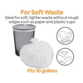 thumbnail image 3 of Staples Coastwide Professional 7-10 Gallon Trash Bag 24" x 24" High Density 8 mic Natural 1000, 3 of 7