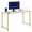Gold, variant on LiteHaven  47 inch Computer Desk Gaming Desk Multi-Function Writing Table Student Art Modren Simple Style PC Wood and Metal Desk Workstation  Nature