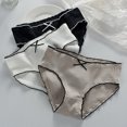 thumbnail image 1 of Cheers Seamless Briefs Solid Color Elastic Waistband Ribbing Design Panties for Daily Life, 1 of 2