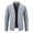 Grey, variant on cfhntfmh Cardigan Sweaters for Men Soft Thick Long Sleeve Buttons down Cardigan Jackets Fashion Plus Size Front Open Knit Sweaters