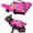 Pink, variant on Reflective Angel Wing Dog Life Jacket with Chin Float Vest for Swimming | Head Support Bulldog Frenchie Small High‑buoyancy Quick‑rescue Handle Breathable Mesh Reflective Strips(Pink,L)