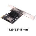 thumbnail image 2 of Computer PCI-E 1x a Mini SAS SFF-8087 Tarjeta Riser 6Gbps Accesorios expansión, 2 of 6