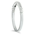 thumbnail image 2 of SZUL Women's 1/4 Carat TW Diamond Wedding Band in 10K White Gold (J-K-L Color, I2-I3 Clarity), 2 of 3