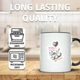 thumbnail image 3 of Funny Cat Lover Valentine Mug - 'You Blow Me Away' Kitten Heart Balloon Coffee Cup, Cute Pet Gift - 11 Ounce Black Rim Handle Novelty Coffee Cup - WMUG0481-Black Rim, 3 of 5