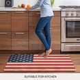 thumbnail image 5 of Red American Flag Door Mat&nbsp;Indoor Outdoor Entrance, Non Slip Rug for Kitchen Bathroom Entryway Rug, Retro USA Flag Watercolor Washable Doormat Floor Mat for Office Home Decor 24x36 Inch, 5 of 8