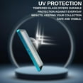 thumbnail image 2 of Magnetic Aluminum Graded PSA Slab Guard UV Resistant Glass 35PT Premium Protector Display Case For Standard PSA CGC Graded Sport Trading Cards - Ocean Blue, 2 of 9